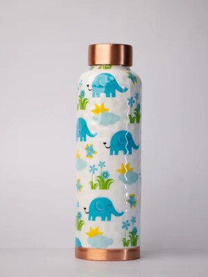 Elephant cub | 100% pure copper bottle|1000 ml |