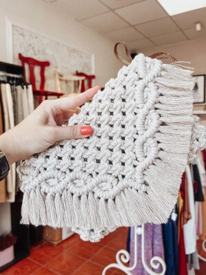 Stylish Handmade Macrame hand Bag For Women