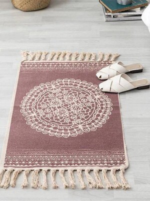 Perfect 100% cotton beautiful design decorative doormats for home\Kitchen