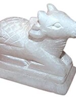 MBSC Marble White Nandi: Channeling Spiritual Positive Energy, Spreading Happiness of Lord Mahadev for Temple, Pooja ghar