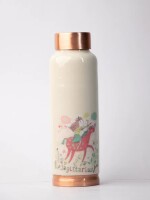 Unicorn girl sagi | 100% pure copper bottle|500 ml |