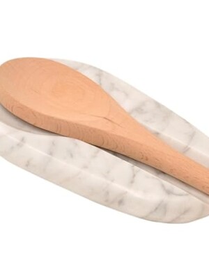 Exquisite Marble Spoon Rest: A Stylish and Functional Addition to Your Kitchen