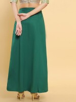 Green cotton women's petticoat/shapewear