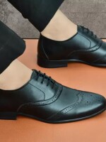 Men's Stylish Casual And Party Wear Lace-up  For Men  (Black)