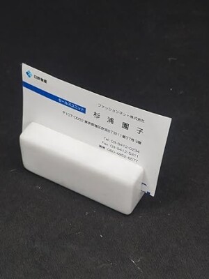 White Marble Business Card holder Standard size for one card