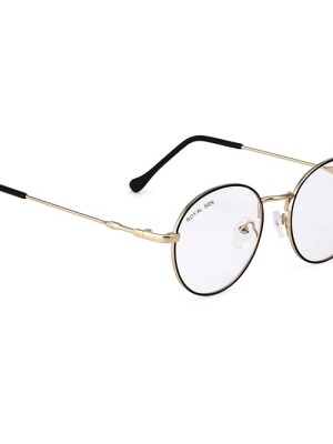 Round shaped rim metal anti-reflection lens eyeglasses unisex mens women optical/spectacle/eyewear frame