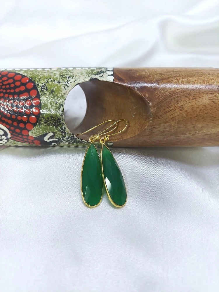 Dangle Earrings Badu Dark Green Fabric Petal Bohomian Handmade Long Flower  Drop For Women Party Holiday Jewellry From Fuutao, $6.97 | DHgate.Com