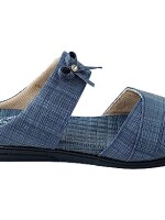Women Blue Platform Heel Sandals