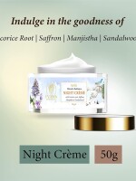Saffron, sandalwood, manjistha & licorice night cream | face cream for brightening & hydration | arak miracle radiance moisturiser for all skin types