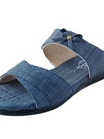 Women Blue Platform Heel Sandals