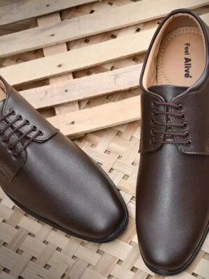 Premium Quality| Office wear| Rich Look| Comfortable| Partywear Derby Derby For Men  (Brown)