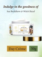 SPF30 day cream | sea buckthorn, witch hazel | for wrinkles & fine lines | age delay elixir light moisturiser for all skin types | natural, vegan | 50gm