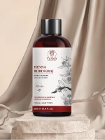 Henna bhringraj shampoo | methi seeds | gentle cleansing for all types of hair | natural, organic, vegan | 200ml