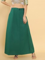 Green cotton women's petticoat/shapewear