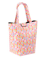 Printed Lunch Bags for Office Men ,Women Students & Kids | High Quality Faux Leather Exterior & Inner Waterproof Lining