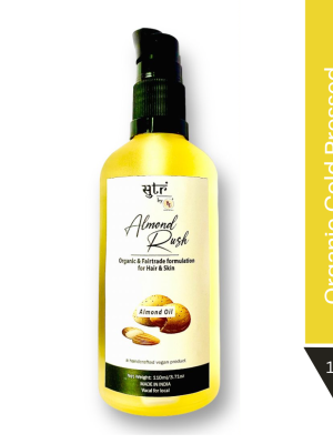 Almond rush _ organic almond oil, oil for body and hair, oil for moisturisation