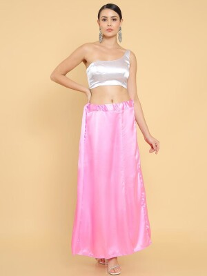 Pink silk women's petticoat\shapewear