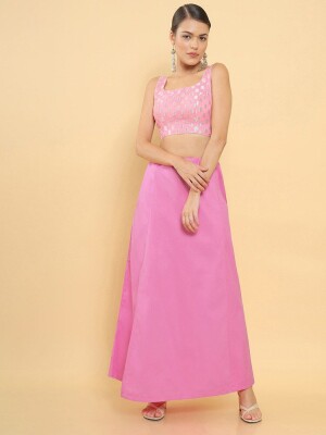 Cotton women's pink petticoat/shapewear