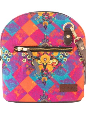 Women Multicolor Floral Crossbody Bag