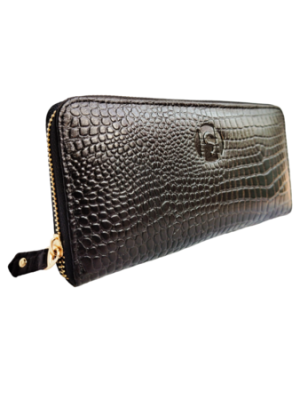 Black Genuine Leather Party Wallet