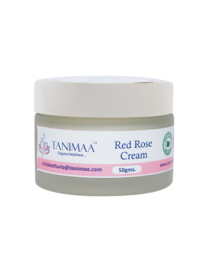 Red Rose Cream clear flawless skin soothing refreshing weight 50gms