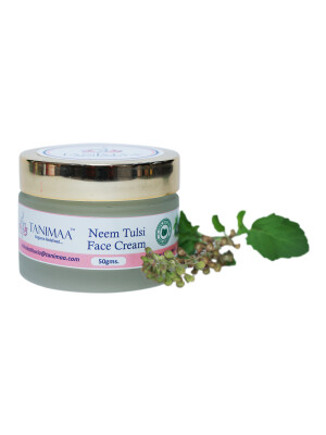 Neem Tulsi Cream antiseptic antifungal for oily/very oily/acne prone skin weight 50gms