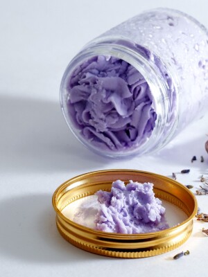 Lavender lavy whipped soap