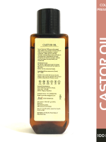 Castor cold pressed natural reduces acne scalp healthy oil 100 ml
