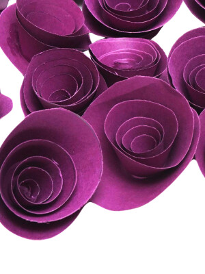 Maitri Paper Craft | Paper Craft Roses | paper Flowers for Decoration, Pooja, Celebration (50 Pieces)