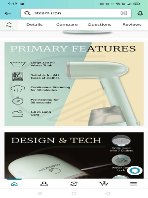 Clothes steamer