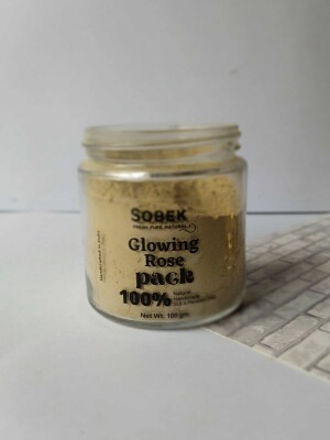Rose Glowing face mask 100 grams pack