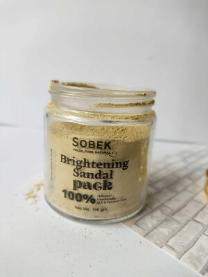 Pure Sandal Brightening face mask 100 grams | SLS paraben free