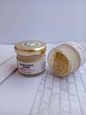 Earthy clay face and body scrub for itch free, rough and oily skin 100 grams