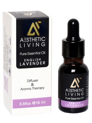 Aesthetic Living English Lavender Pure Essential Oil 15ml