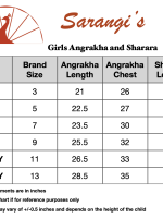 Pure Cotton Ethnic wear - Angrakha Kurta with Sharara for Girls