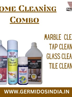 Home Cleaning Combo-Marble floor, tap, tiles & Glass Cleaner | Super saver pack