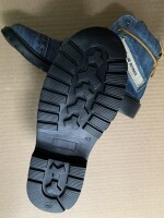 Unisex ,Upcycled Denim Boots with Lightweight Sole with customization option