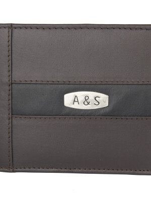 Adam & Smith Men's Leather wallet BR04