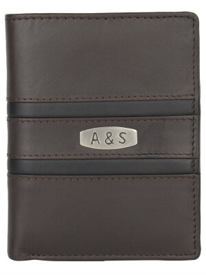 Adam & Smith Men's Leather wallet BR06