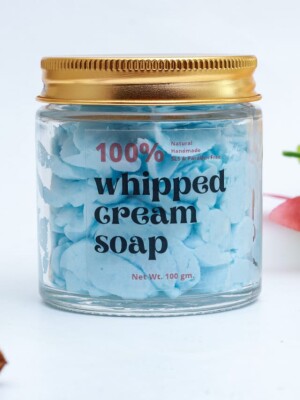 Chill vibes blue whipped cream soap and body wash 100 grams