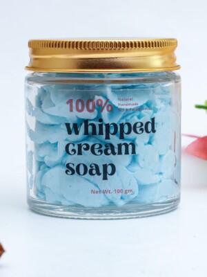 Chill vibes blue whipped soap