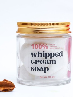 White lily whipped cream soap