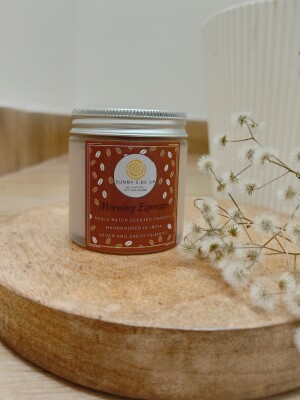 Morning Espresso Scented Candle (120ml),a perfect blend of Coffee and Creamy Vanilla fragrances