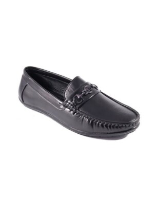 Pull on Mens black loafer