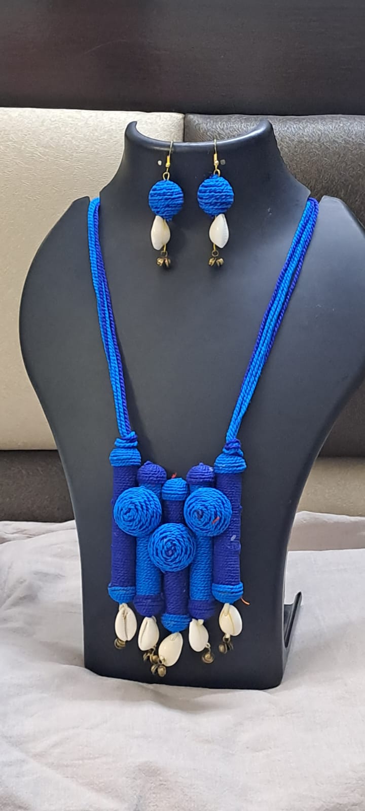 Handmade Boho Beaded Silk Thread Bohemian Mermaid Earrings / MRE B2-7BRZ -  Machu Picchu Jewelry Co.