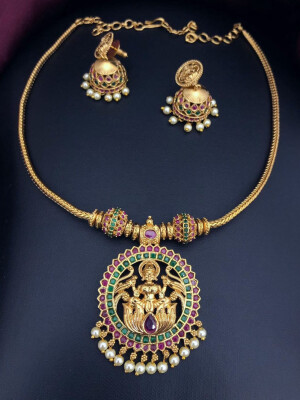 Lakshmi Ji Dollar Necklace
