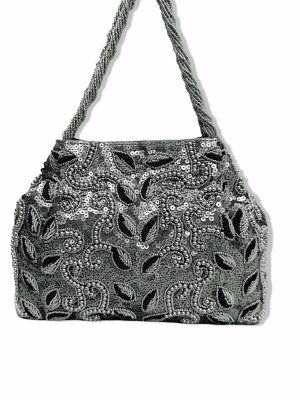 Luxurious silver potli bags