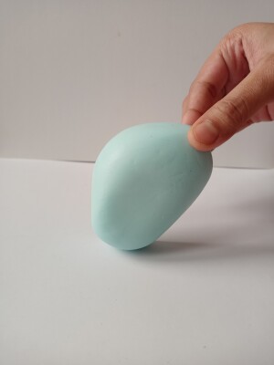 Blue pebble soap set of 2