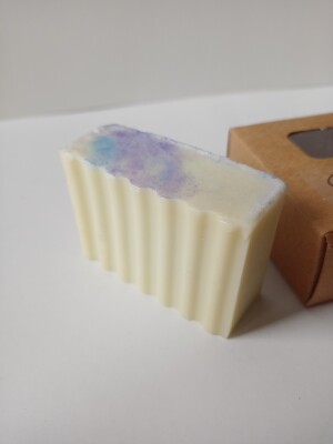 Goat milk and shea butter Orchid soap bar set of 2 by Sobek Naturals