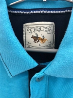 Le Bon Ton Blue Mens Polo Tshirt